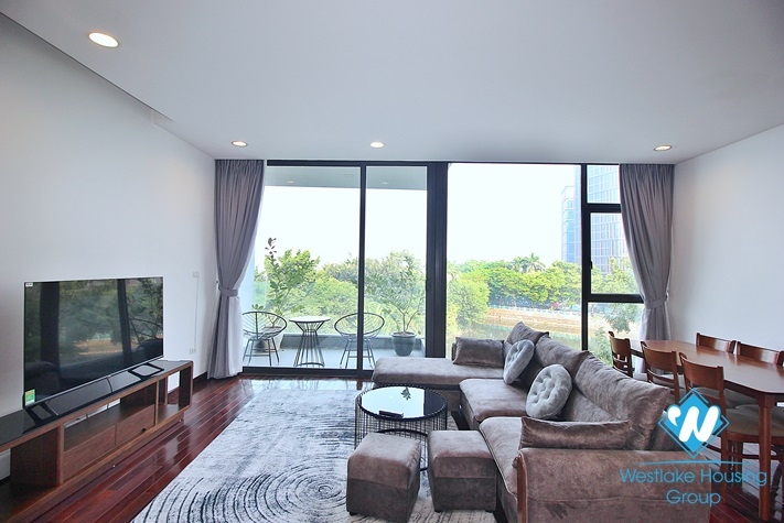 Nice view - Apartment with balcony on the lake for rent in Quang Khanh st, Tay Ho District 